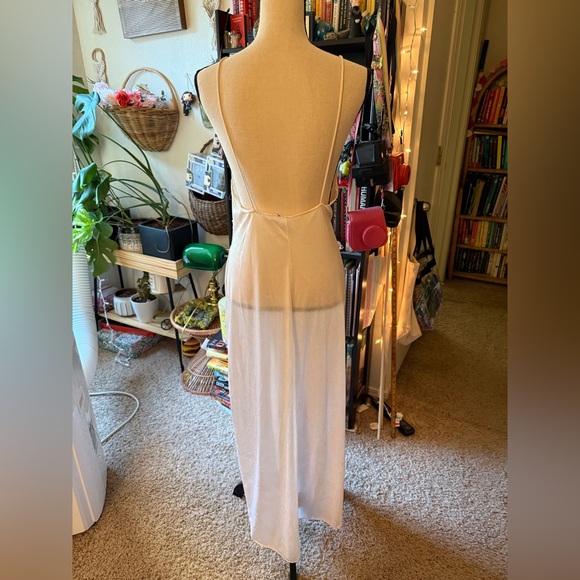 Vintage light pink and white Val mode nightgown lace - Picture 6 of 6